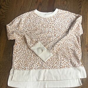 Leopard Print thin sweatshirt